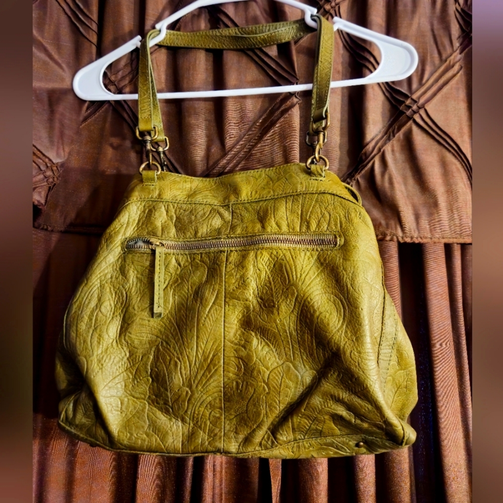 Olive Green leather purse
